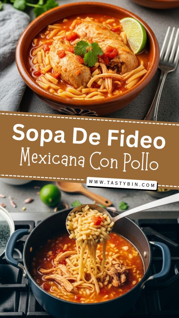 Sopa de Fideo Mexicana Receta