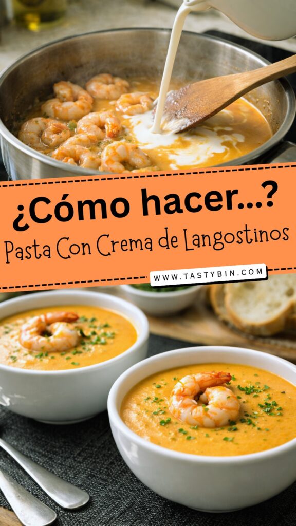 Crema de Langostinos Receta