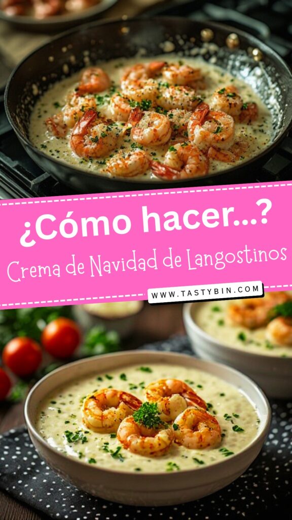Crema de Langostinos Receta
