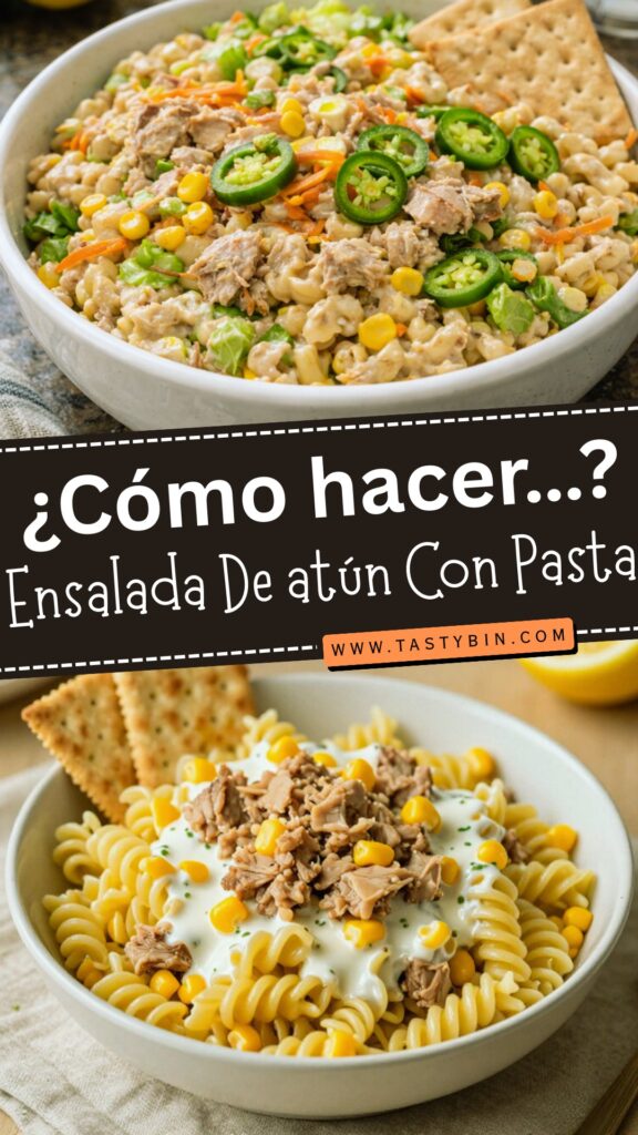 Ensalada De atún Con Pasta