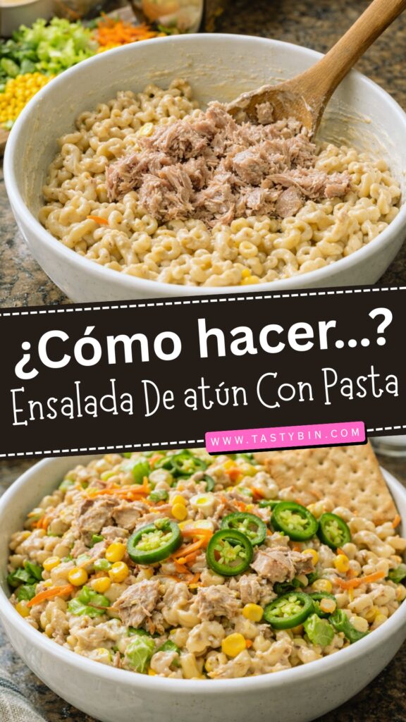 Ensalada De atún Con Pasta