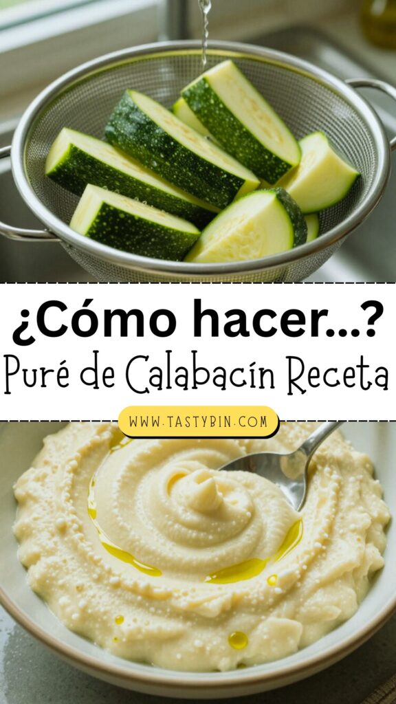 Puré de Calabacín Receta Puré de Calabacín Receta