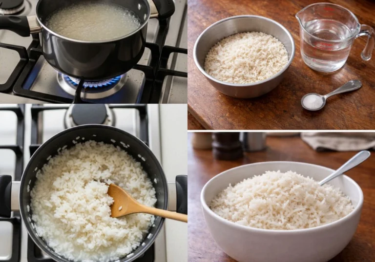 Como Hacer Arroz Blanco Receta